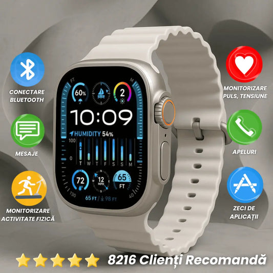 Ceas SmartWatch + Încărcător Wireles