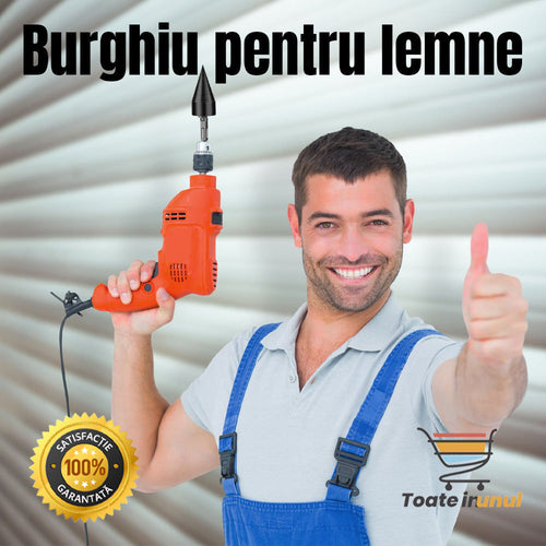 Burghiu Despicător de Lemne Magic