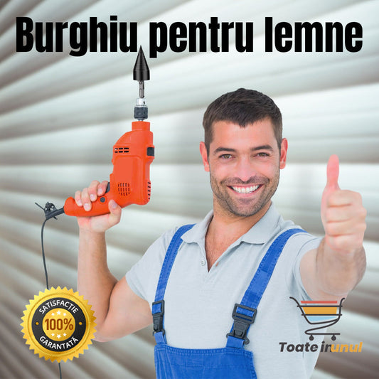 Burghiu Despicător de Lemne Magic